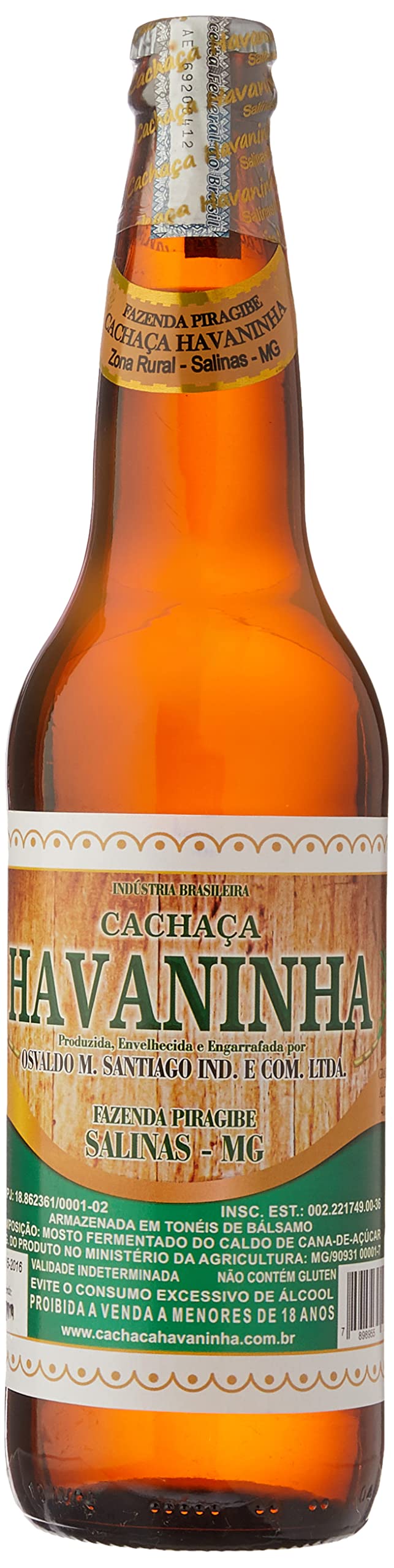 Cachaça Havaninha 600Ml